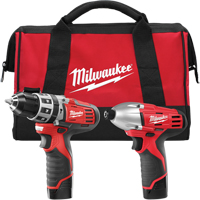 Ensembles combin&eacute;s &agrave; 2 outils M12 sans fil, Lithium-ion, 12 V Equipex