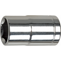 Douille SAE, 1/4", Prise 1/4", 6 pans, Profond Equipex