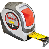 Ruban &agrave; mesurer de poche Exact Plus, 1" x 16', Marques de goujon 1/16" Equipex