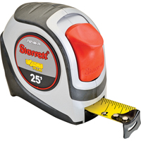 Ruban &agrave; mesurer de s&eacute;rie KTXP, 1" x 25', Marques de goujon 1/16" Equipex