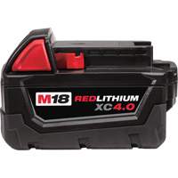 Bloc-piles M18 Redlithium, Lithium-ion, 18 V, 4 A Equipex