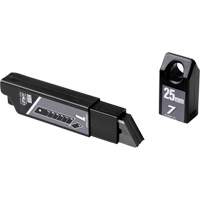 Lames de rechange noires tr&egrave;s aiguis&eacute;es, Style Cassable Equipex