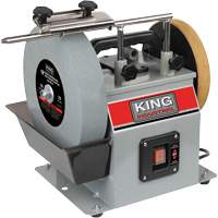 Wet/Dry Sharpener, 10" Wheel Diameter, 1/4 HP, 115 RPM Equipex