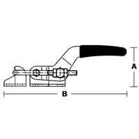 Latch Clamps - 300 Series, 360 lbs. Clamping Force Equipex