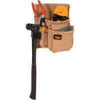 Half Carpenter Apron, Multiple Tool Holder, Leather, 4 Pockets Equipex