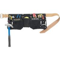 Ceintures &agrave; outils pour apprenti menuisier, Cuir, Noir Equipex
