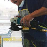 Polisseuse &eacute;lectronique pour pierre, 4" tampon, 7,9 A, 2000-4000 Tr/min &agrave; vide Equipex