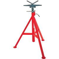 V Head High Pipe Stand #VJ-99, 71-132 cm Height Adjustment, 12" Max. Pipe Capacity, 2500 lbs. Max. Weight Capacity Equipex