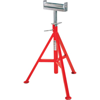 Conveyor Head Pipe Stand #CJ-99, 74-112 cm Height Adjustment, 12" Max. Pipe Capacity, 1000 lbs. Max. Weight Capacity Equipex