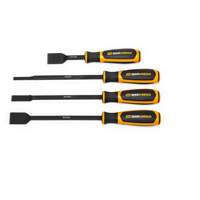 4-Piece Dual Material Wide Scraper Set Equipex