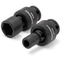 15-Piece 3/8" Drive 6 Point Universal Impact Metric Flex Socket Set Equipex