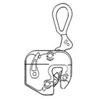 GXL Plate Clamp, 4000 lbs. (2 tons), 1/16" - 7/8" Jaw Opening Equipex