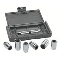 SAE/Metric Stud Removal Set, 8 Pieces Equipex