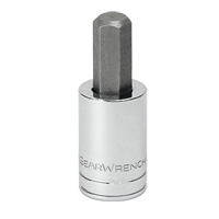 Hex Bit Socket, 1/16" x 1-17/32" L, 1/4" Drive Equipex