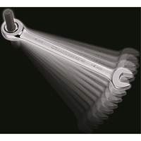 72-Tooth 12 Point Ratcheting Wrench Set, Combination, 5 Pieces, Metric Equipex