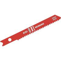 Lames de scie sauteuse, Acier rapide, Tige en U, 2-3/4" lo, 14 dents par pouce Equipex