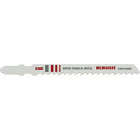 Lame de scie sauteuse, Bim&eacute;tal, Tige en T, 4" lo, 6 dents par pouce Equipex