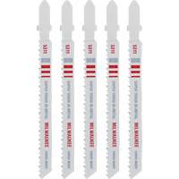 Lame de scie sauteuse, Bim&eacute;tal, Tige en T, 4" lo, 10 dents par pouce Equipex