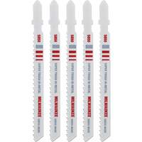 Lame de scie sauteuse, Bim&eacute;tal, Tige en T, 4" lo, 8 dents par pouce Equipex