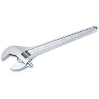 Adjustable Tapered Handle Wrench - Carded, 18" L, 2-1/16"/53 mm Max Width, Chrome/Polished Equipex