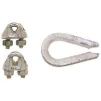Wire Rope Clips with Thimble Set Equipex
