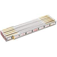 Red End&reg; Brick Mason Rule, 6' L, Wood, 1/16" Graduations Equipex