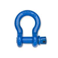 Farm Clevis Anchor Shackle, 1/4", Screw Pin, Coated Equipex