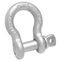 Anchor Shackle, 1/4", Screw Pin, Hot Dip Galvanized Equipex