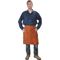Tablier en cuir, Taille, 24" lo, Lava Brown Equipex