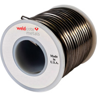 M&eacute;tal d'apport standard, Sans plomb, 95 % d'&eacute;tain, 5 % d'antimoine, &acirc;me Plein, dia. 0,09375" Equipex