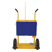 Chariot pour chalumeau et bouteille de soudage, Roues Pneumatique, Base de 24" la x 19-1/2" lo, 500 lb Equipex