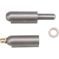 Charni&egrave;re &agrave; souder, 0,512" dia. x 3,15" lo, Acier doux a/goupille fixe en acier Equipex