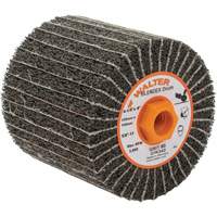 Tambours de finition Two-In-One, 4-1/4" dia. x 4" la, 5/8"-11 Arbre, Grain 80 Equipex