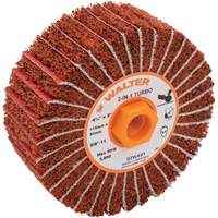 Tambours turbo Two-In-One, 4-1/2" dia. x 2" la, 5/8"-11 Arbre, Grain 60 Equipex
