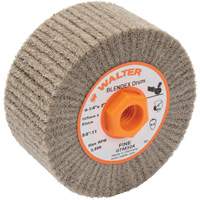 Tambour de conditionnement de surface Blendex, 4-1/4" dia. x 2" la, 5/8"-11 Arbre, Grain Fin Equipex