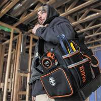 Fourretout Tradesman Pro, Nylon balistique, 40 pochettes, Noir/Orange Equipex