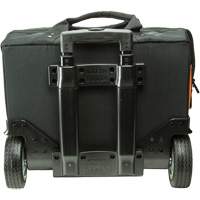 Sac &agrave; outils roulant Tradesman Pro, Polyester balistique, 24 pochettes, Noir/Orange Equipex