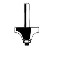 Fraise &agrave; baguette, 5/8" dia., 1/4" tige Equipex