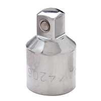 Adaptor Socket, 1/2" Drive, 3/8" Socket, 1.625" L Equipex