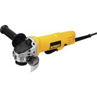 Paddle Switch Small Angle Grinder, 4-1/2", 120 V, 7.5 A, 12000 RPM Equipex
