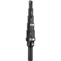 Foret &eacute;tag&eacute; no 2, 3/16" - 1/2", Incr&eacute;ments de 1/16", Acier rapide Equipex