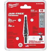 Foret &eacute;tag&eacute; no 2, 3/16" - 1/2", Incr&eacute;ments de 1/16", Acier rapide Equipex