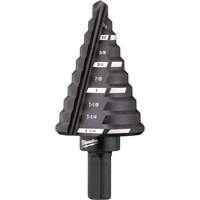 Foret &eacute;tag&eacute; no 5, 1/4" - 1-3/8", Incr&eacute;ments de 1/8", Acier rapide Equipex