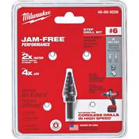 Foret &eacute;tag&eacute; no 6, 3/8" - 1/2", Incr&eacute;ments de 1/16", Acier rapide Equipex