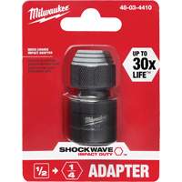Adaptateur de douille carr&eacute;e &agrave; hexagonale pour tournevis &agrave; percussion Shockwave, Chocs, Prise 1/4", Douille 1/2", 1,875" lo Equipex