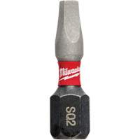 Shockwave Impact Insert Bit, Square, #2, 1/4" Drive Equipex