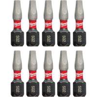 Shockwave Impact Insert Bits, Square, #2, 1/4" Drive Equipex