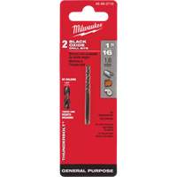 Foret s&eacute;rie courte Thunderbolt, Acier rapide, 1/16", 1-7/8" lo, 7/8" Cannelure, 135° Angle Equipex