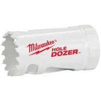 Scie-cloche Hole Dozer avec arbre, 1-1/8", Profondeur de la coupe 1-5/8", Bim&eacute;tal Equipex
