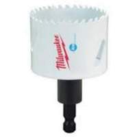 Scie-cloche Hole Dozer avec arbre, 1-1/2", Profondeur de la coupe 1-5/8", Bim&eacute;tal Equipex